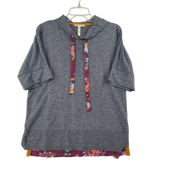 Matilda Jane Tops - Matilda Jane top size S floral hooded